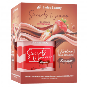Kit Secrets Toy (Gel Beijável Sensação + Vibra)