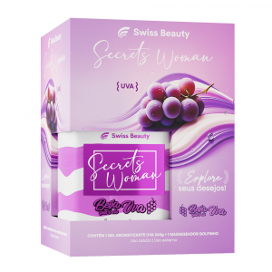 Kit Secrets Toy (Gel Beijável Uva + Vibra)